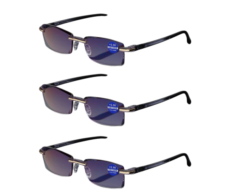 Óculos Multifocal 2V Pro Polarizado - Com Proteção UV e Ajuste Automático de Grau