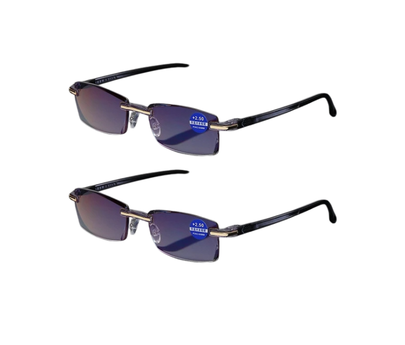Óculos Multifocal 2V Pro Polarizado - Com Proteção UV e Ajuste Automático de Grau