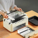 Grill Master Chef™ - Churrasqueira elétrica 3 em 1 (Espeto, Grelha e Forma)