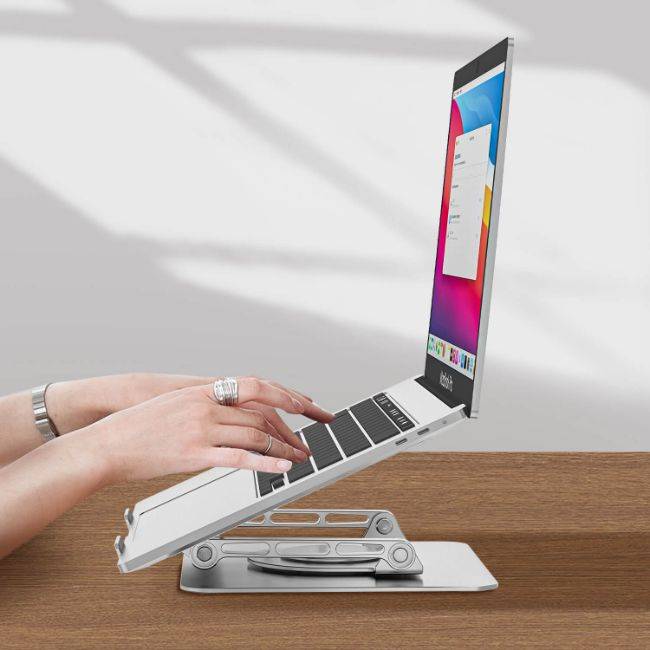 Suporte Articulado em Alumínio para Notebook