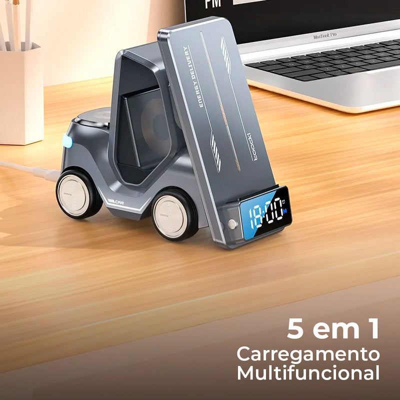Estação de Carregamento 5 em 1 Car Style (Android e IOS)