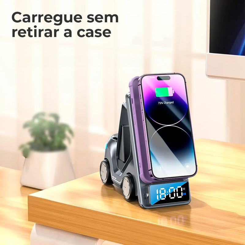 Estação de Carregamento 5 em 1 Car Style (Android e IOS)