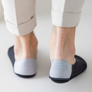 Kit 6 Pares de Meias Invisíveis em Seda Gelo [NÃO ENROLA!]