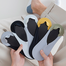 Kit 6 Pares de Meias Invisíveis em Seda Gelo [NÃO ENROLA!]