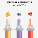 Chupeta Seringa Dosador e Alimentador Anti-Engasgo para Bebês