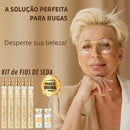 Fios de Seda com Sérum 24k Antirrugas  - Preencha e Reduza Rugas em Segundos