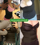 Cinta Modeladora de Dupla Compressão Fit Shaper- Invisível por Baixo da Roupa