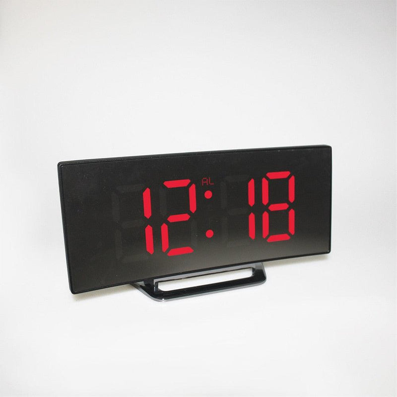 Novo Alarme Digital Led Tela Curva - 7 Polegadas