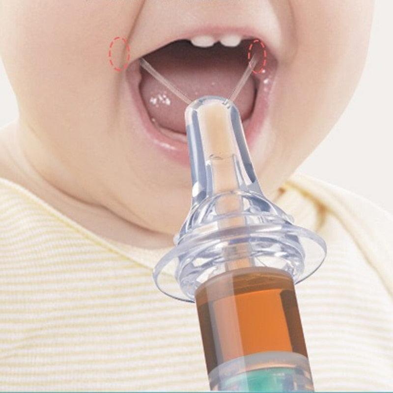 Chupeta Seringa Dosador e Alimentador Anti-Engasgo para Bebês