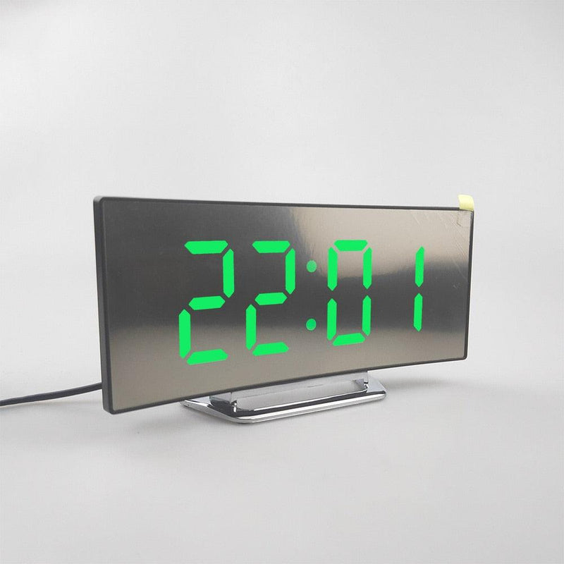 Novo Alarme Digital Led Tela Curva - 7 Polegadas