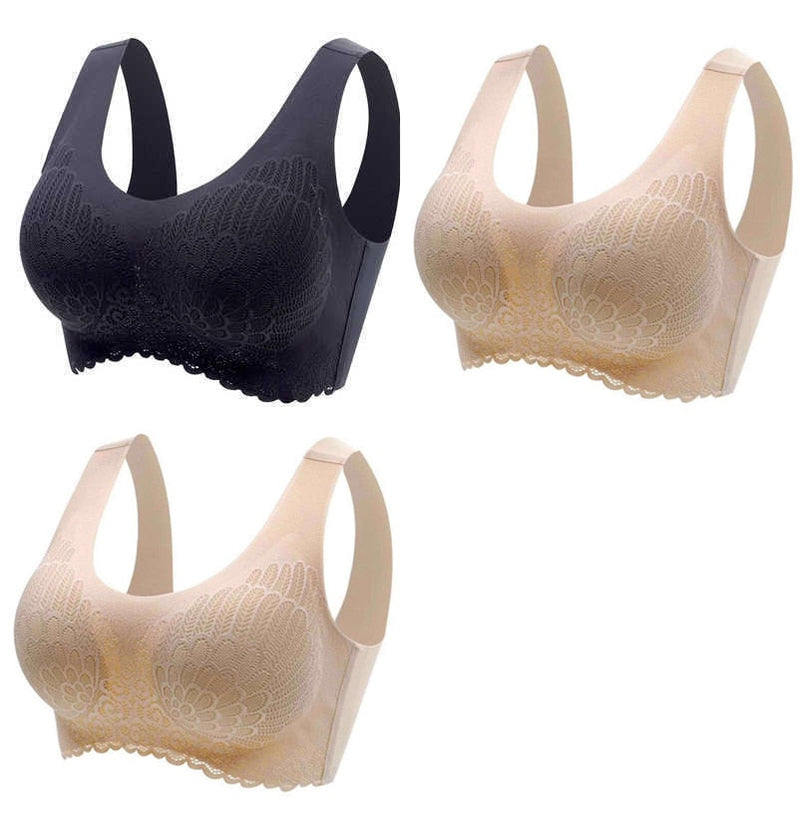 Sutiã Sustentação Top Confort 5D - Kit 3 Unidades