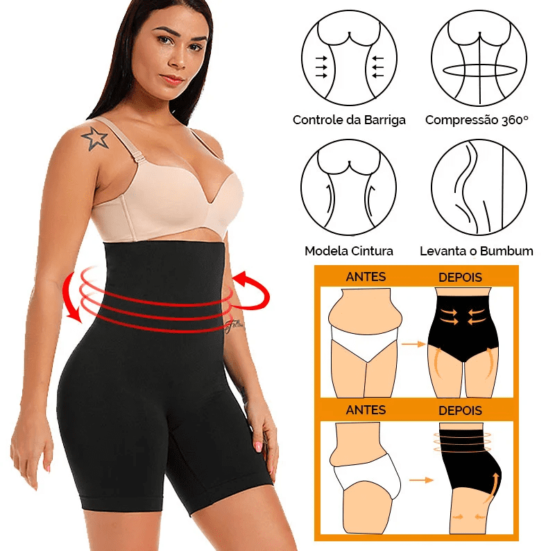 Cinta Modeladora Redutora de Medidas Slim Shaper®-Reduza até 3 Medidas em Segundos + Brinde Exclusivo