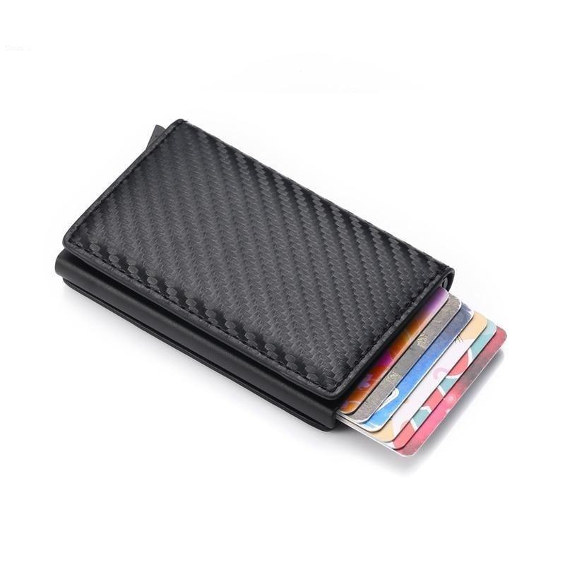 Carteira Inteligente - Slim Carbon em Couro